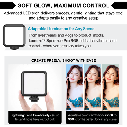 SpectrumPro RGB LED Video Light